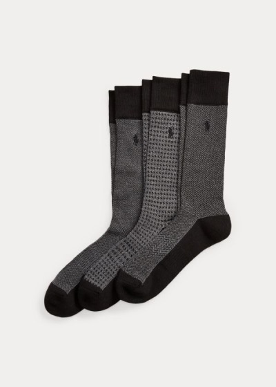 Men's Polo Ralph Lauren Performance Dress 3-Pack Socks | 178259RYC